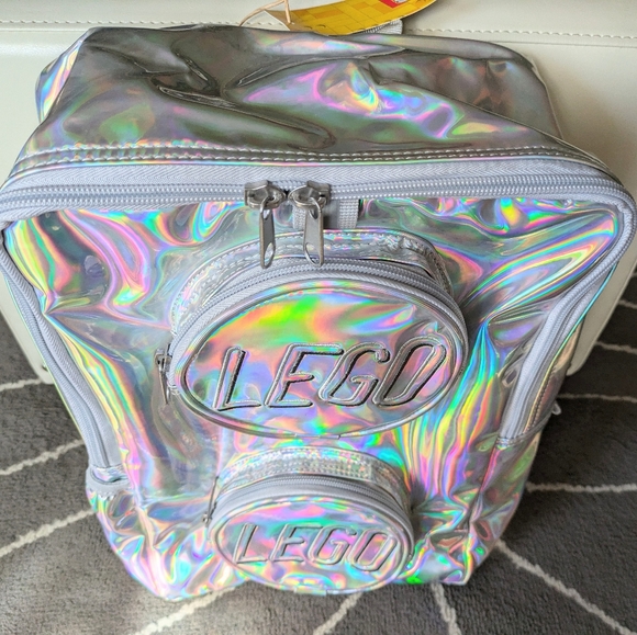 NWT LEGO Holographic Brick Backpack - Picture 10 of 14